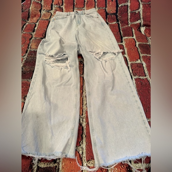 Garage Denim Urbain A Jambe Large/Street wide leg
Size 25 (01) inseam 32” - Picture 3 of 5